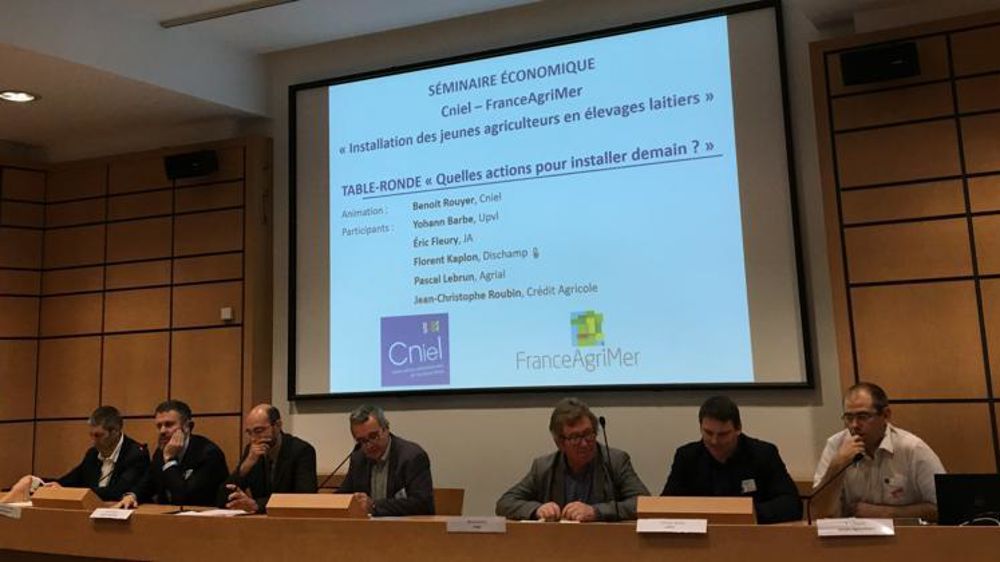 Le 13 novembre 2019, le Cniel et FranceAgriMer ont organisé leur séminaire économique autour de l’installation des jeunes agriculteurs en élevage laitier. © A. Gambarini